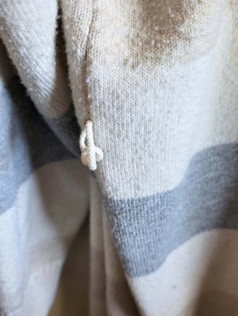 Lane Bryant Color Block Cardigan White & Gray Size 18/20 - Picture 6 of 7